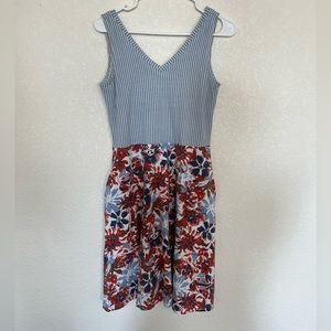 Pact organic cotton dress with pockets.